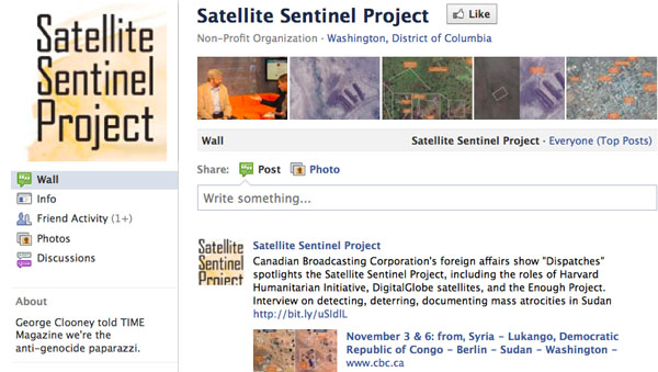 ‘Technology in Service of Humanity’: Facebook and the Satellite Sentinel Project